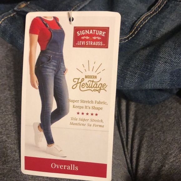 NWT Levi’s Signature Overalls Modern Heritage Super Stretch- Medium - Picture 5 of 7